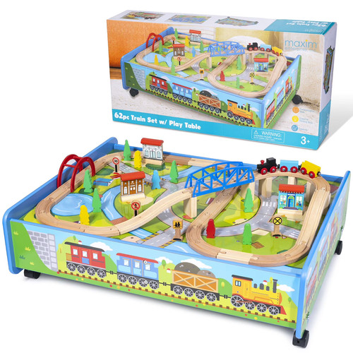 Train set with table and - set, play