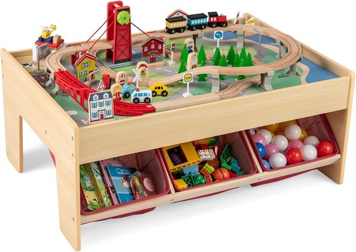 Kid wood play railway train - railway,